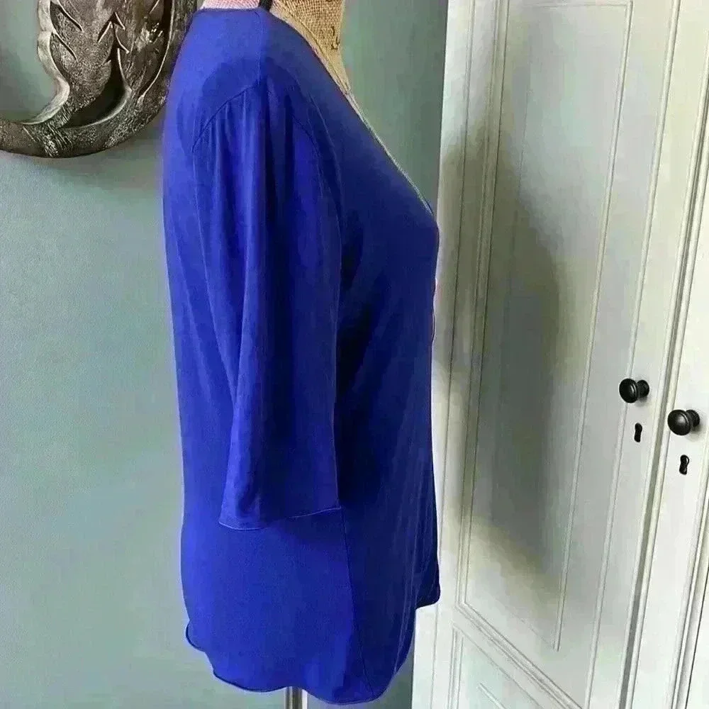 Armani Collezioni Top . Purple size 12 - Picture 2 of 7